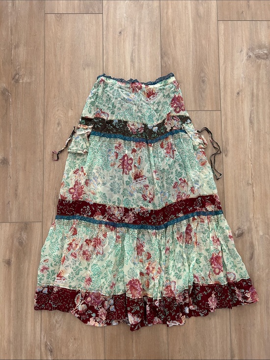 Johnny Was Dresses & Skirts - JOHNNY WAS Tiered Boho Maxi Skirt w/ Pockets